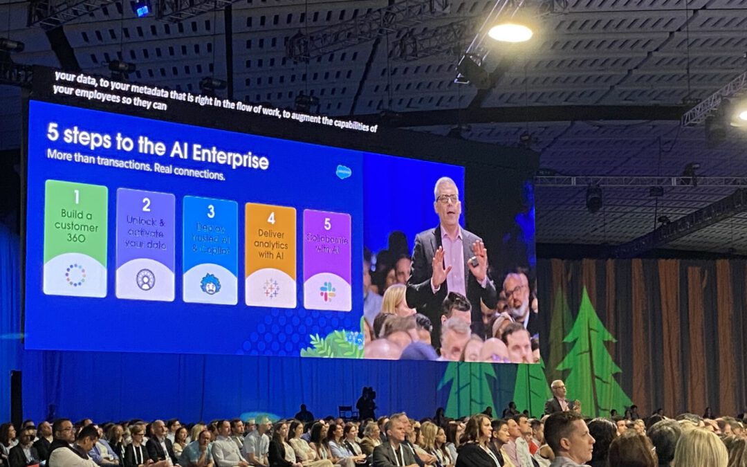 Salesforce announced new artificial intelligence (AI), Data Cloud and Commerce Cloud features at its Connections 2024 conference at McCormick Place in Chicago, running May 22 and 23.