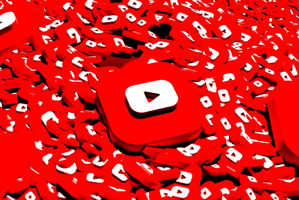 YouTube icons