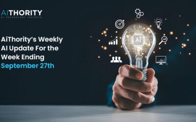 AiThority’s Weekly AI Update For the Week Ending September 27th: Insights from Major Tech and AI Leaders